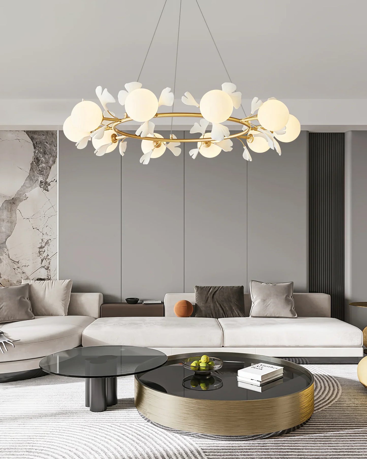 Evander Gingko Chandelier