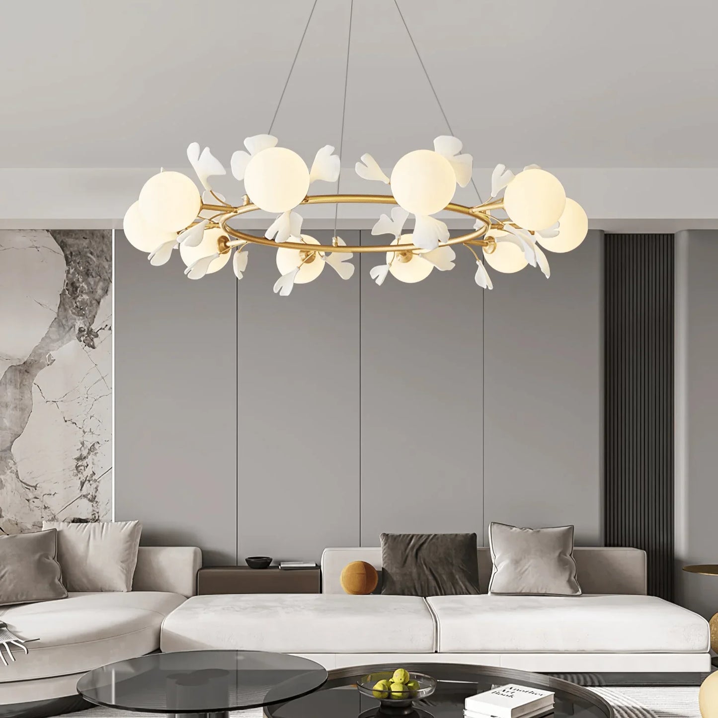 Evander Gingko Chandelier