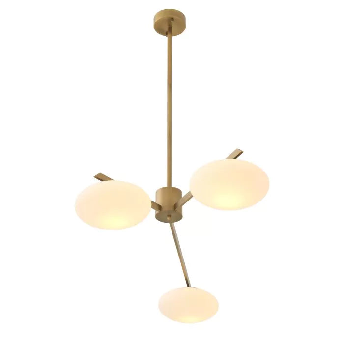 Evergreen S Modern Brass Chandelier