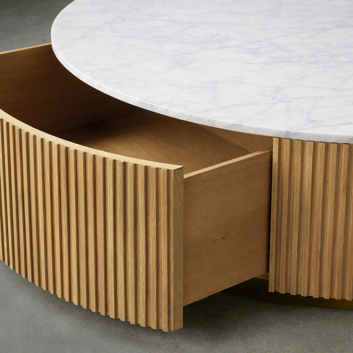 Arden Round Storage Coffee Table