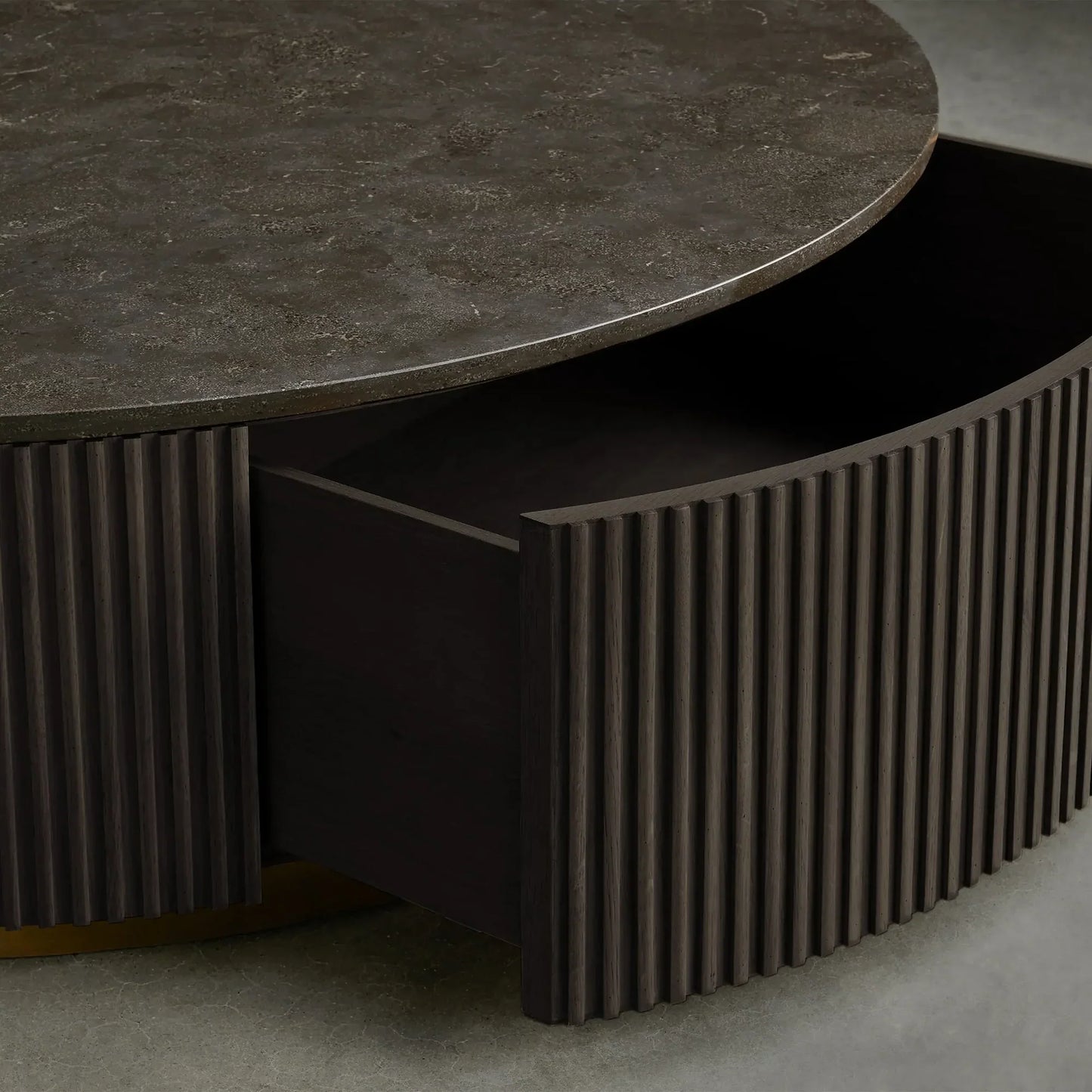 Arden Round Storage Coffee Table