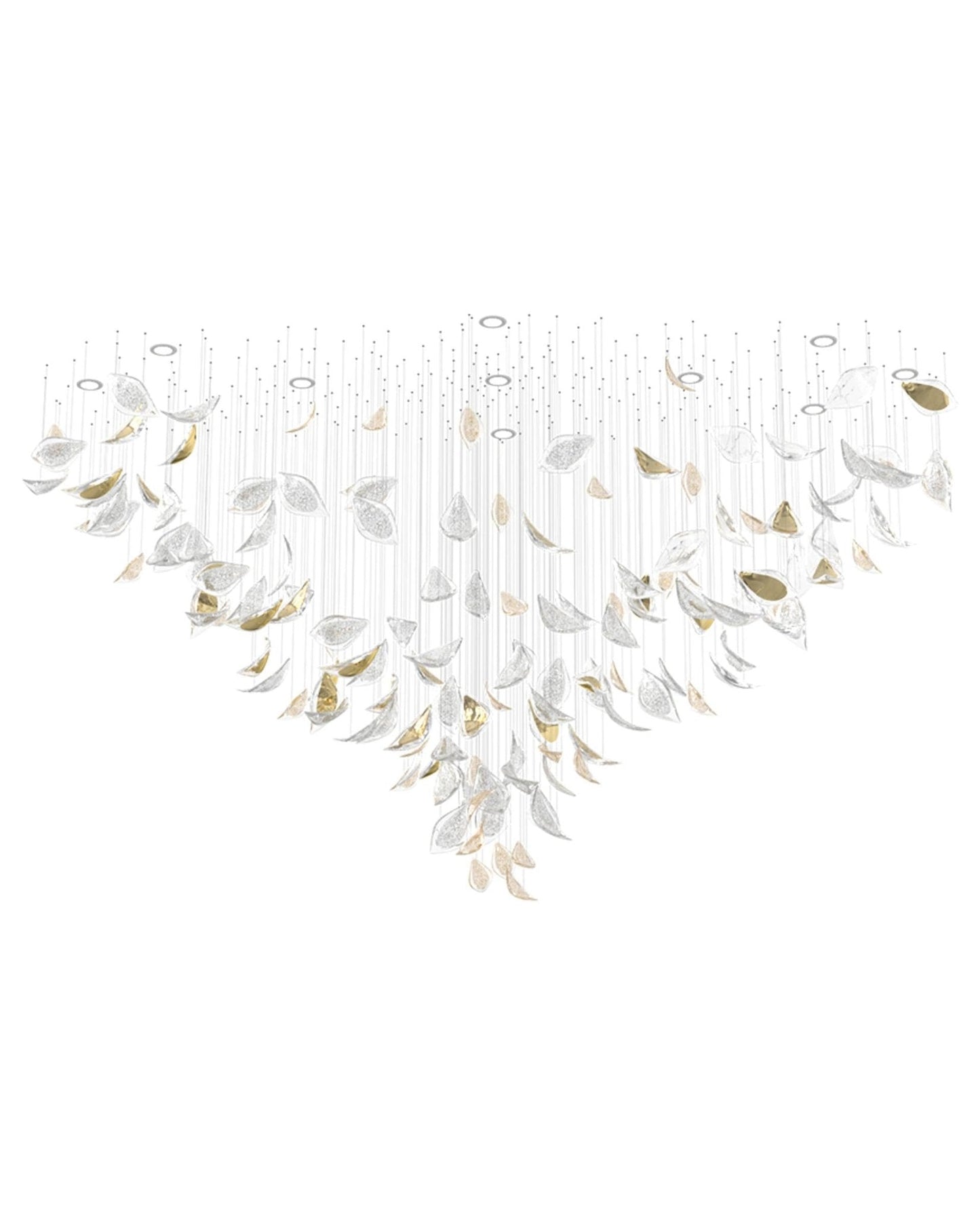 Floating Leaves Chandelier
