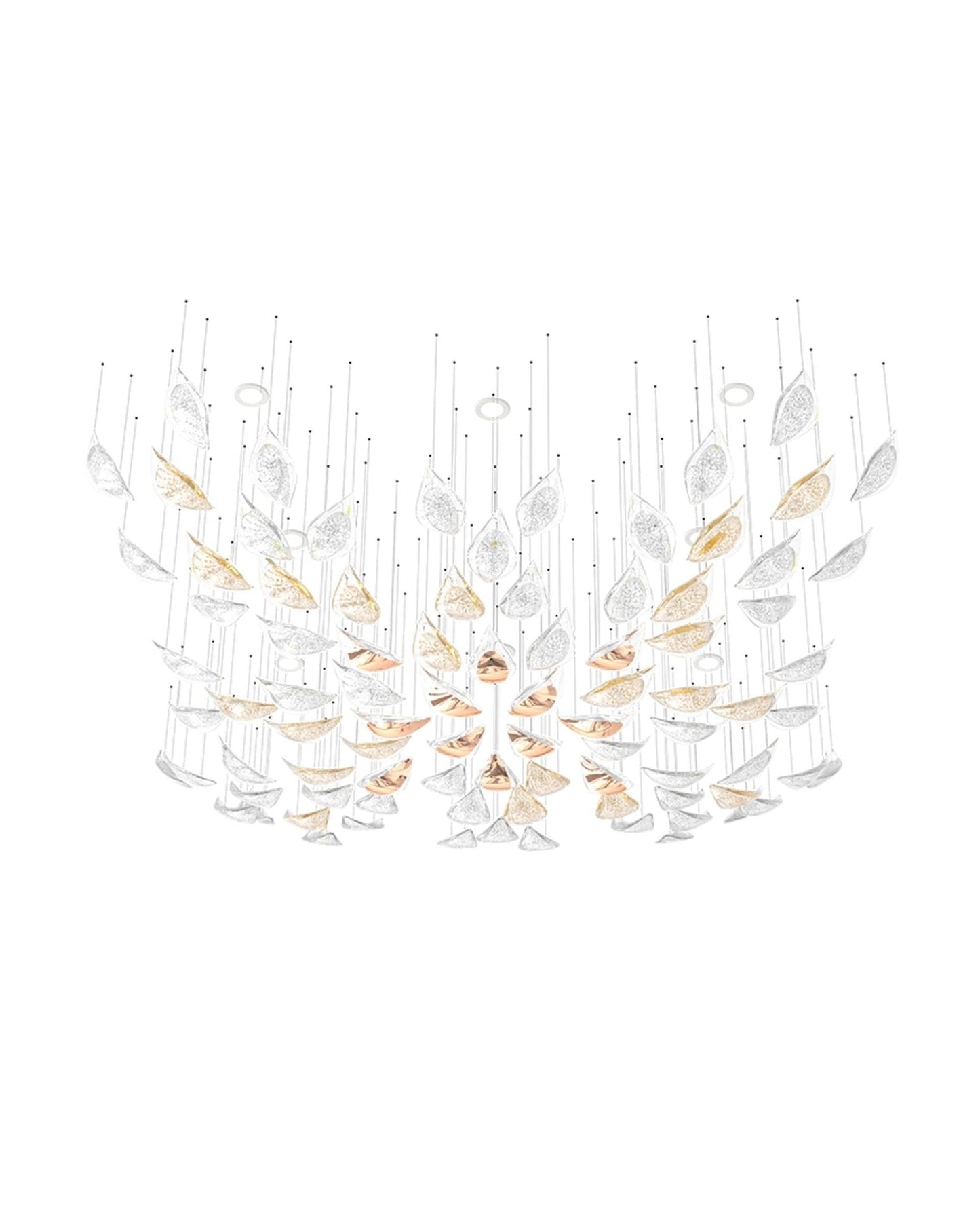 Floating Leaves Chandelier