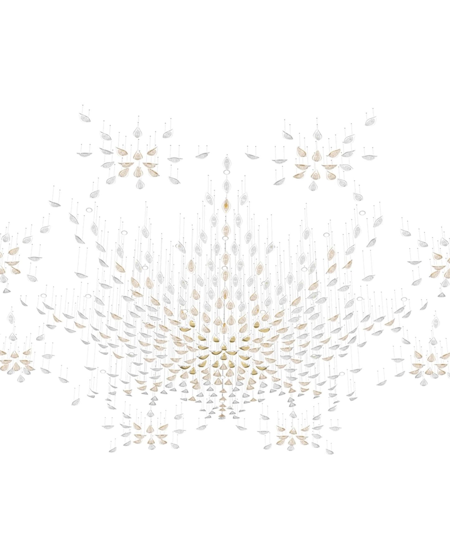 Floating Leaves Chandelier