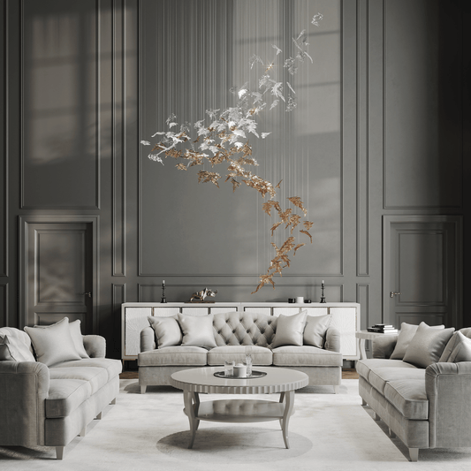 Flying Leaves Chandelier