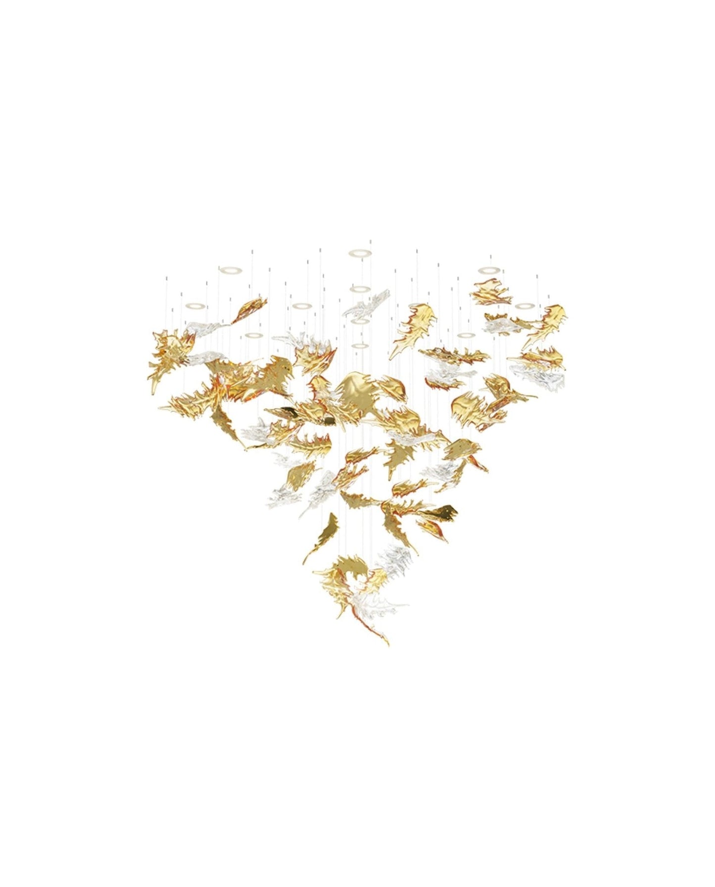 Flying Leaves Chandelier