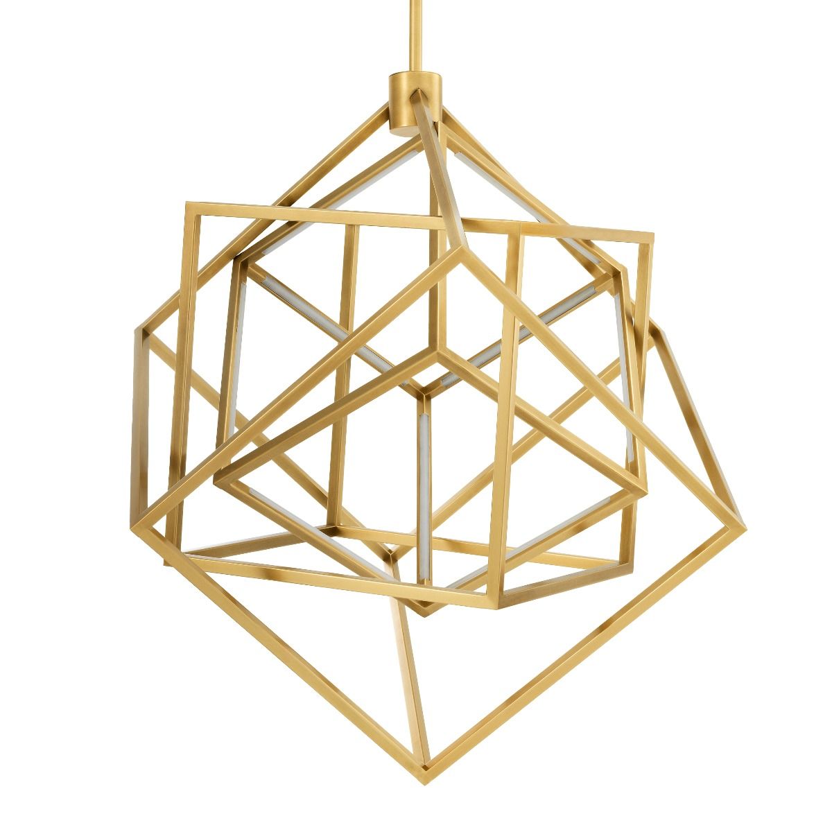 Fusion Modern Brass Chandelier - [Brass]
