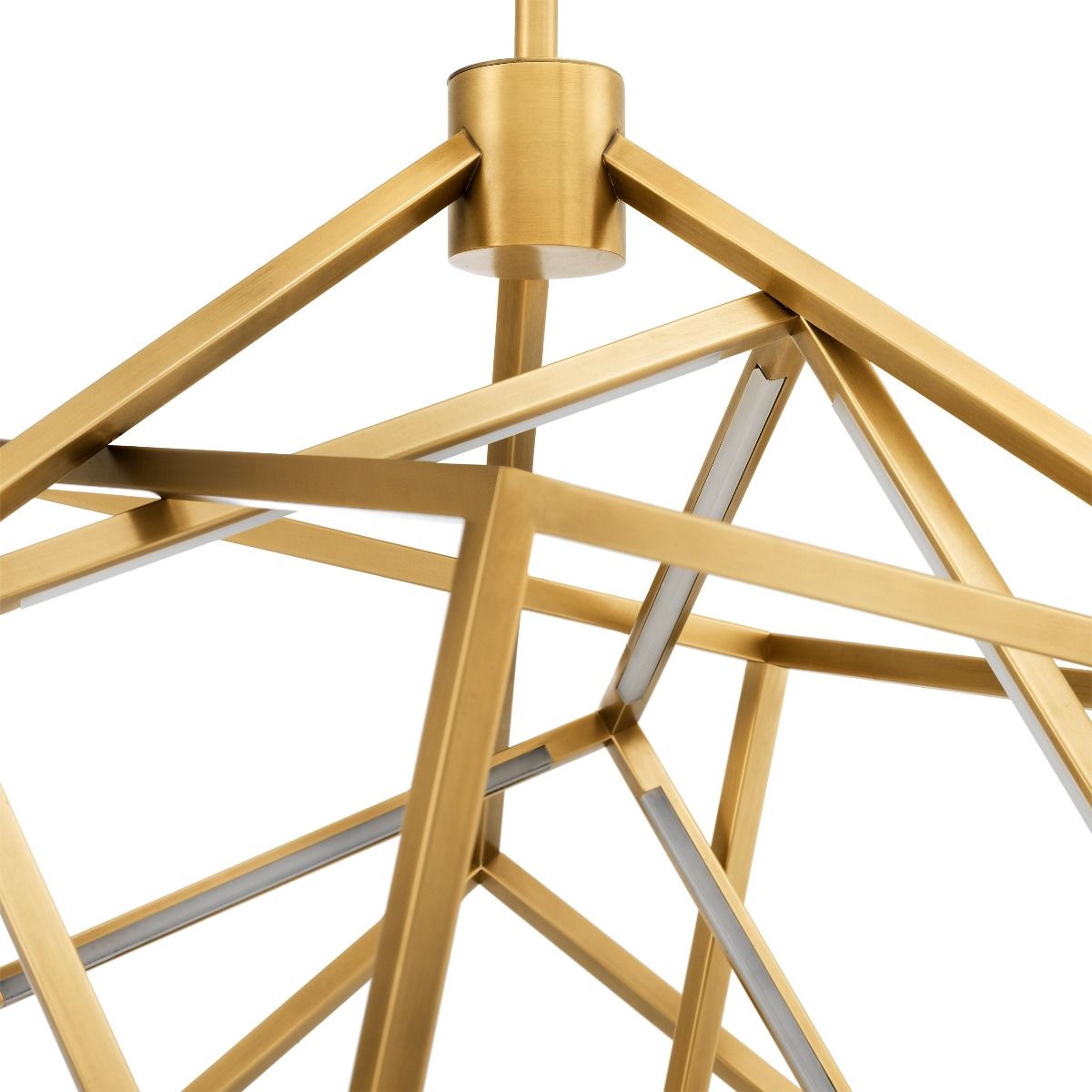 Fusion Modern Brass Chandelier - [Brass]