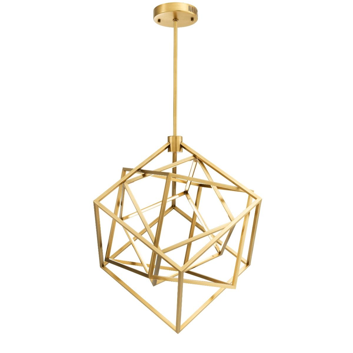 Fusion Modern Brass Chandelier - [Brass]