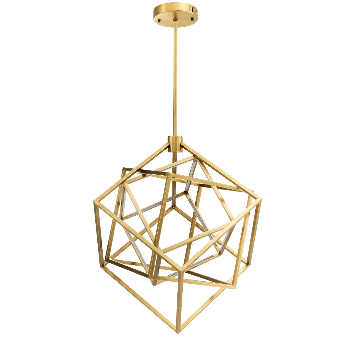 Fusion Modern Brass Chandelier - [Brass]