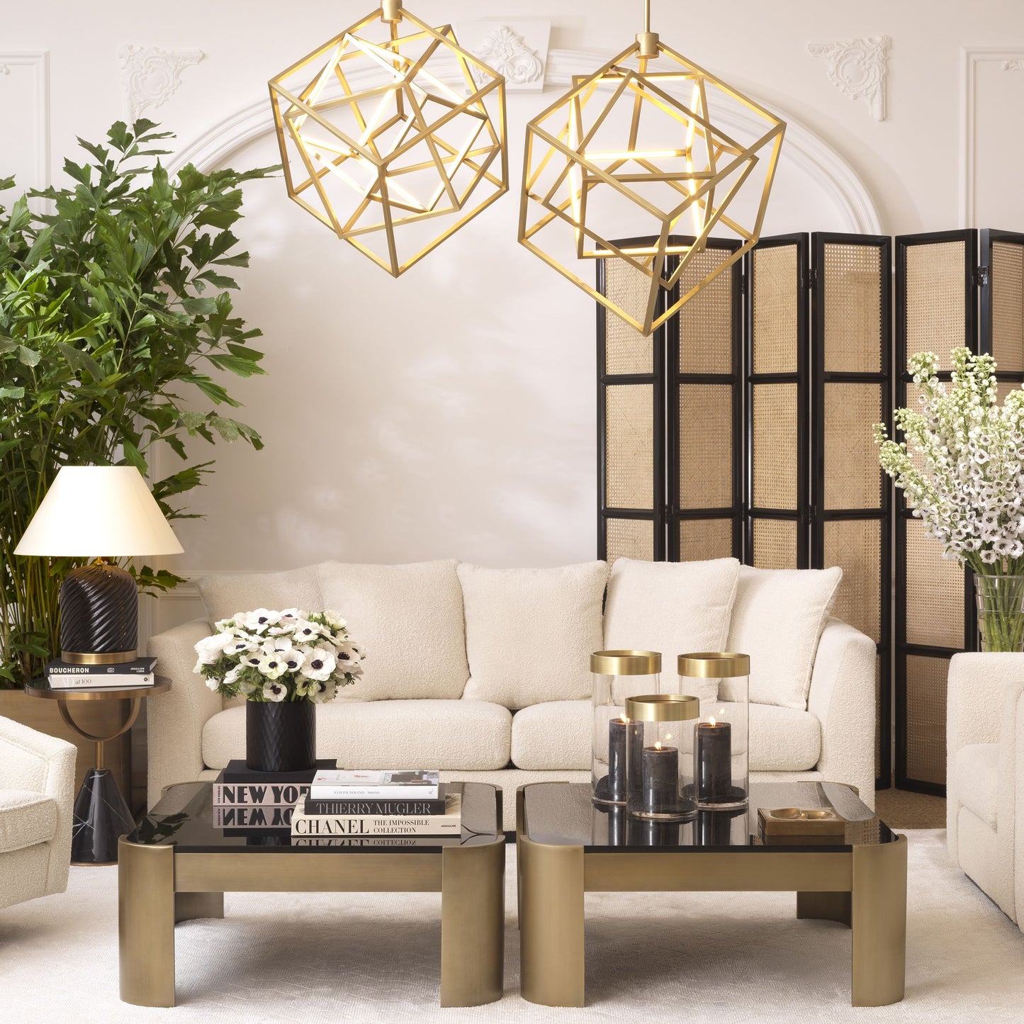 Fusion Modern Brass Chandelier - [Brass]