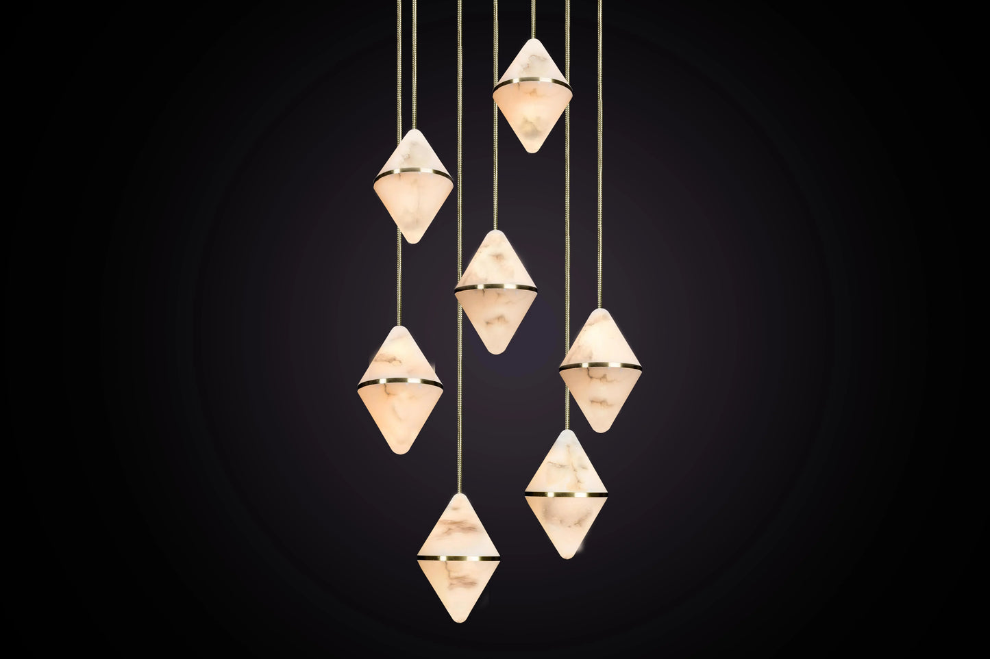 Gem Circular Cluster Chandelier 7