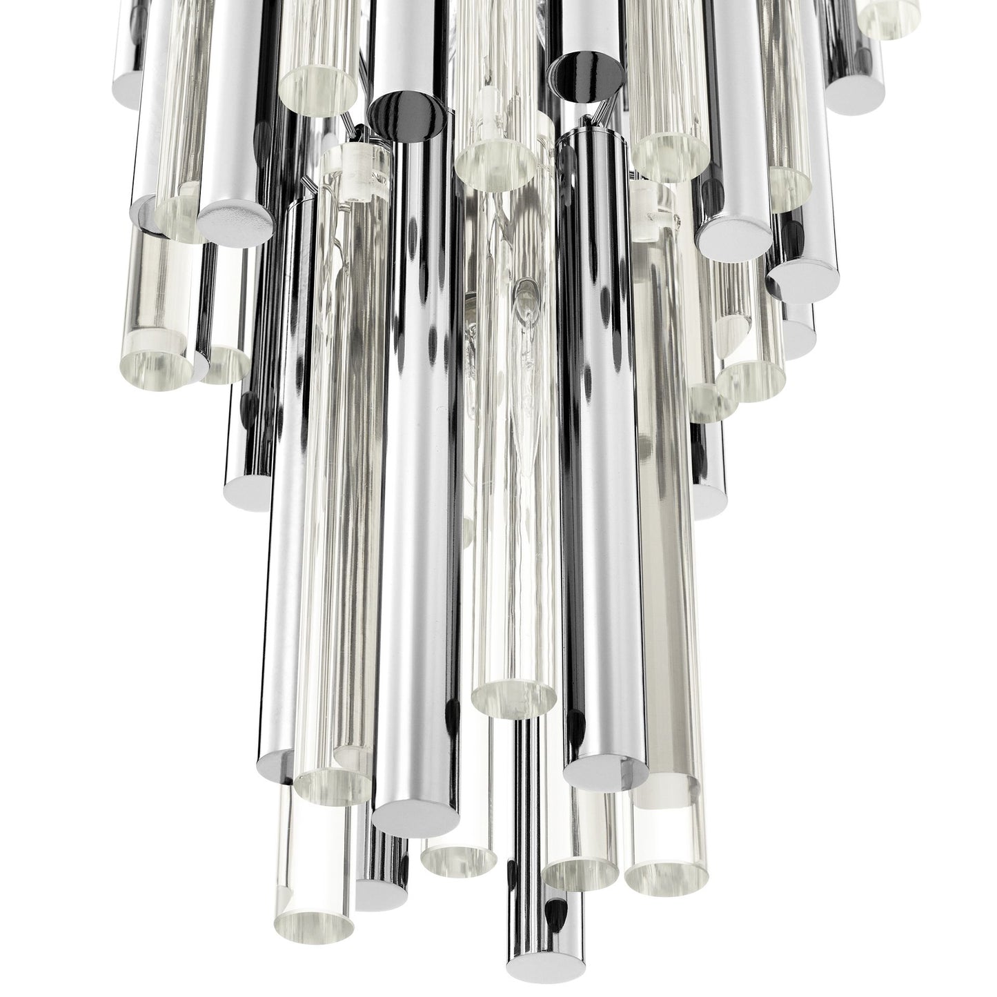 Gigi Modern Glass Chandelier [S/L] - [Gold/Nickel]