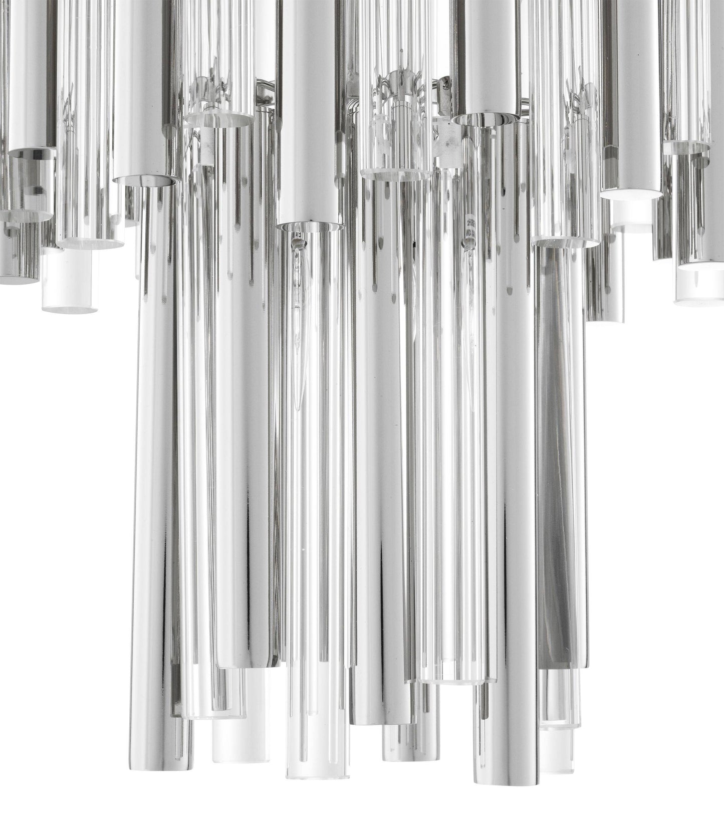 Gigi Modern Glass Chandelier [S/L] - [Gold/Nickel]