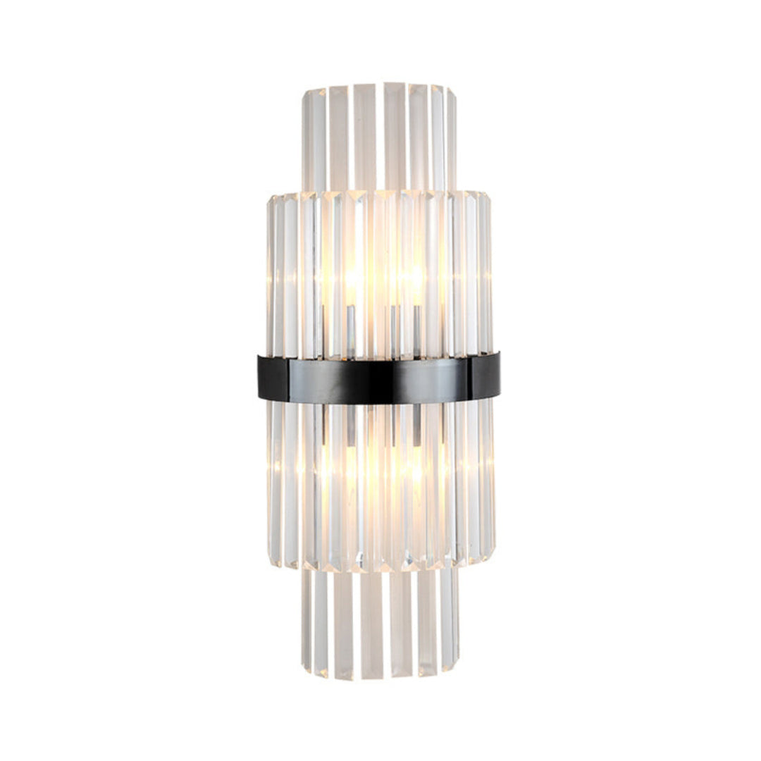 Gold Layered Crystal Wall Lamp