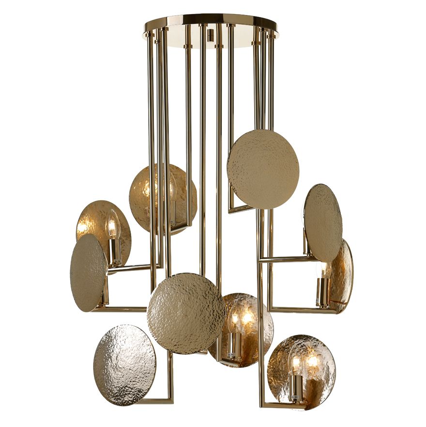 Grant 10 Light Modern Chandelier - Villa Lumi