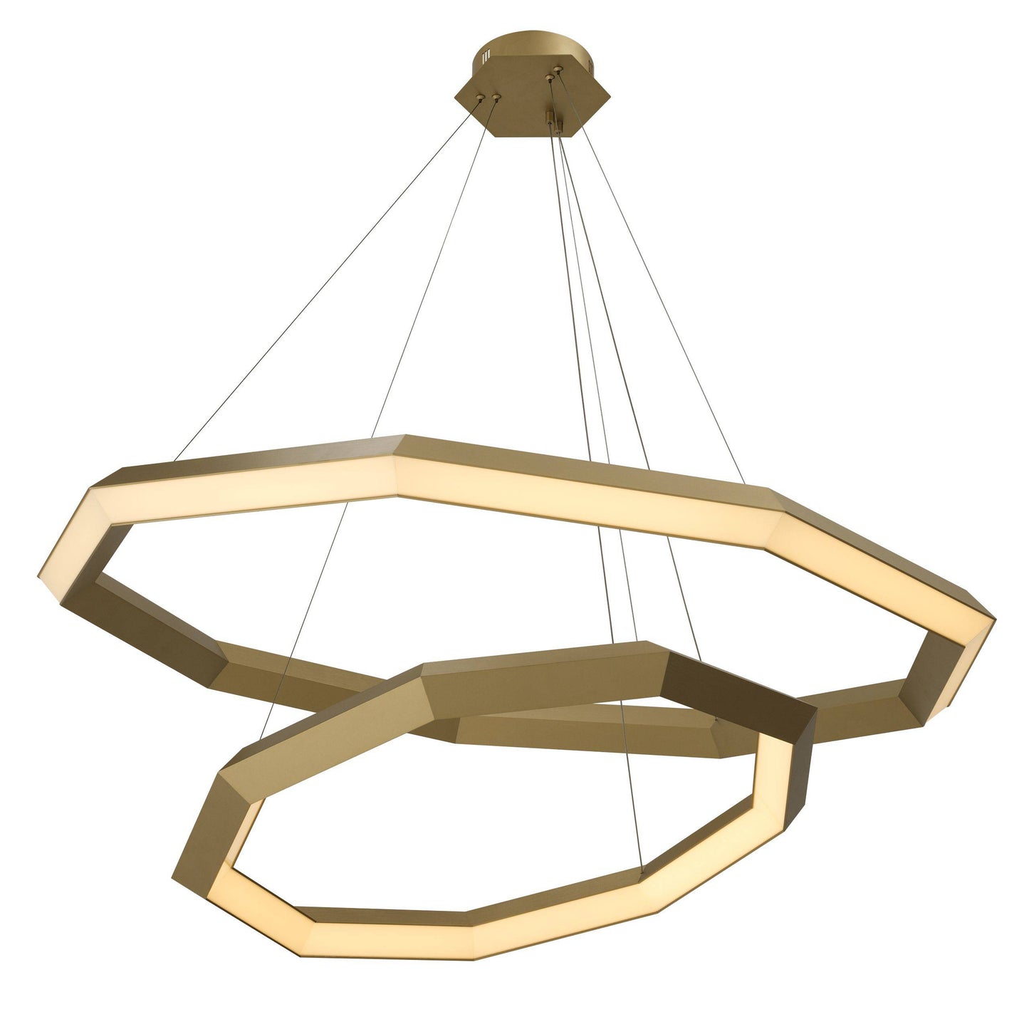 Helvetia Modern Brass Chandelier [S/L] - [Brass]