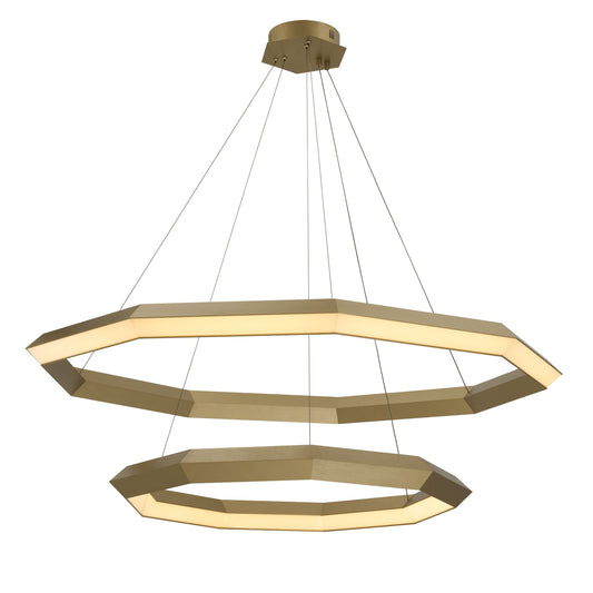 Helvetia Modern Brass Chandelier [S/L] - [Brass]