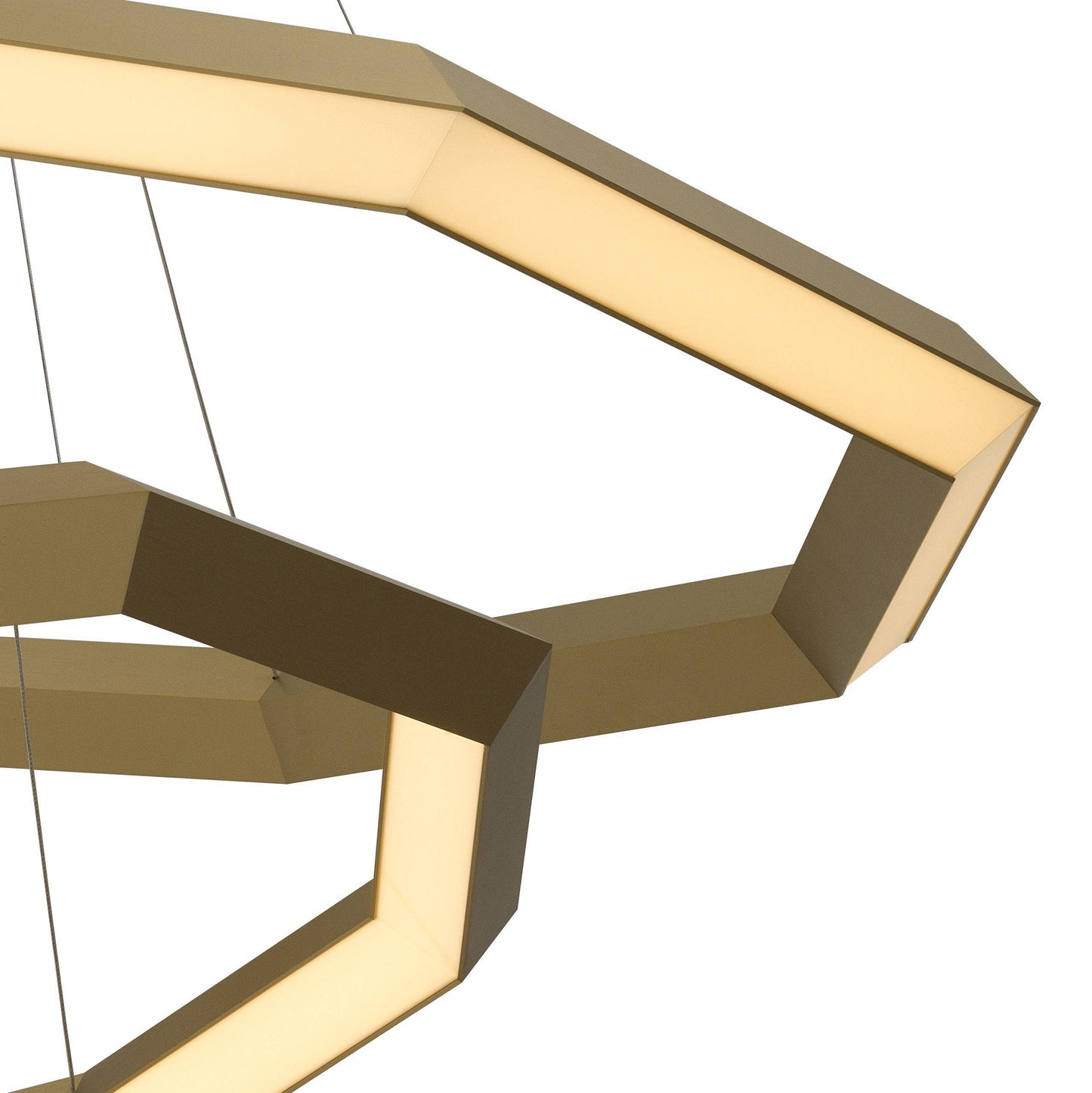 Helvetia Modern Brass Chandelier [S/L] - [Brass]