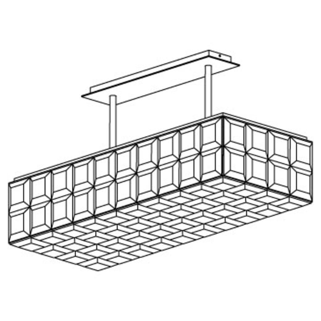 Rock Crystal Hera Chandelier 41''W