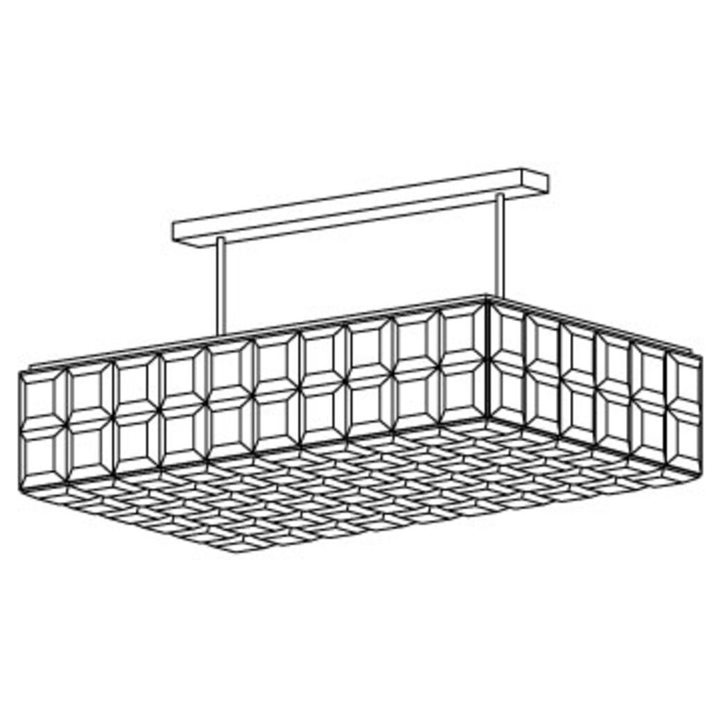 Rock Crystal Hera Chandelier 41''W