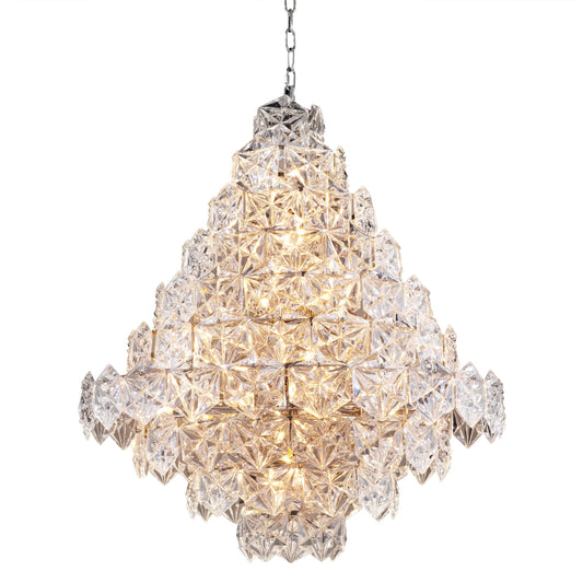 Hermitage L Modern Chandelier - [Nickel]