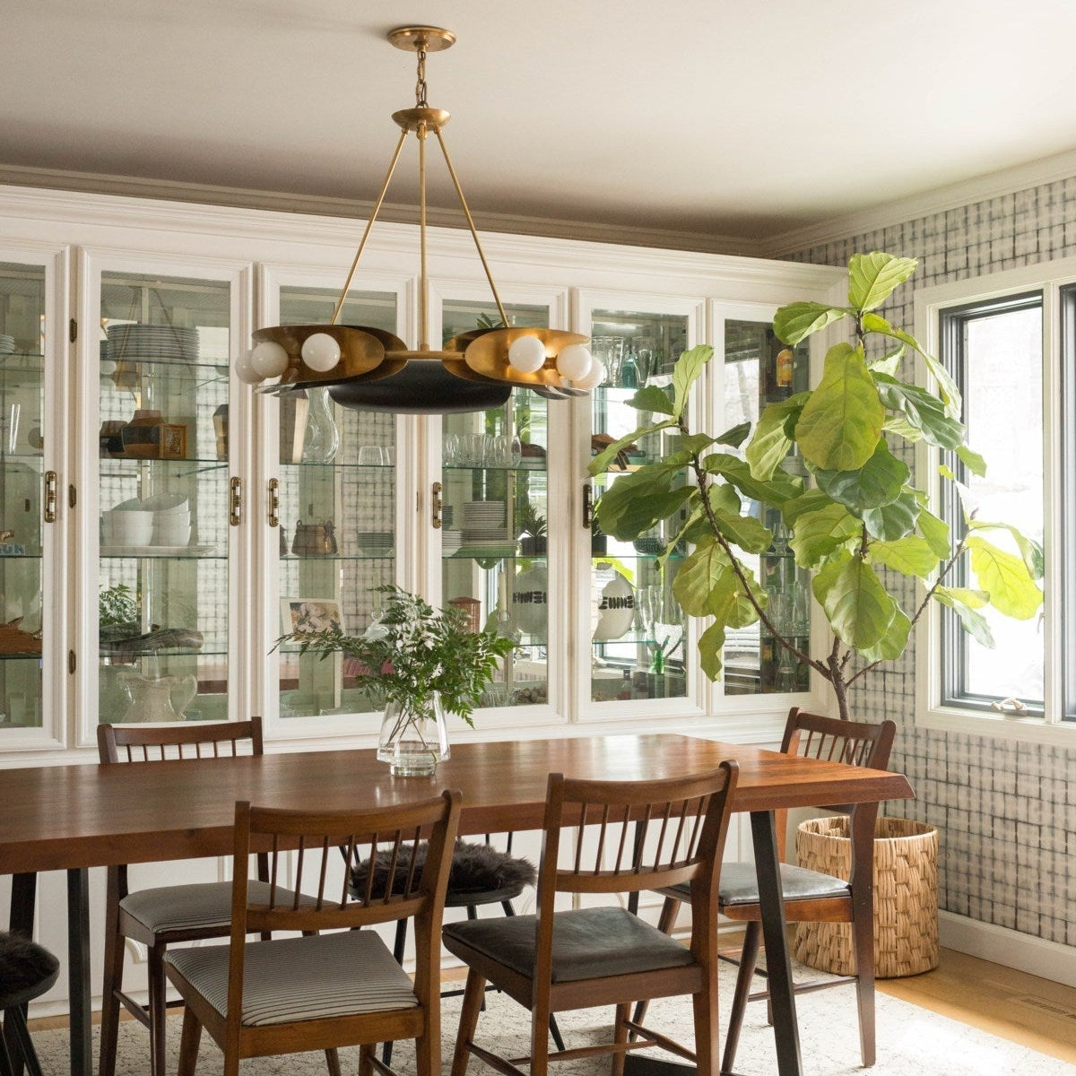 Hopper L Modern Chandelier - 271-012-CE - Corbett Lighting