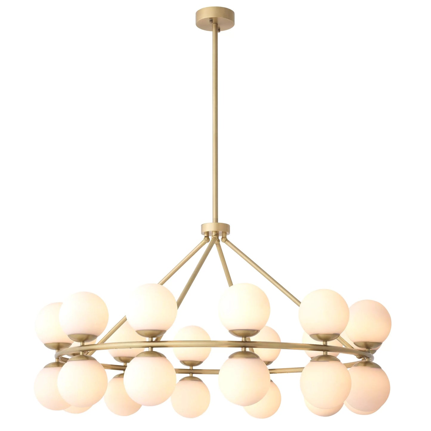 Hutchinson Modern Brass Chandelier - (Antique Brass Finish | Bronze Finish)