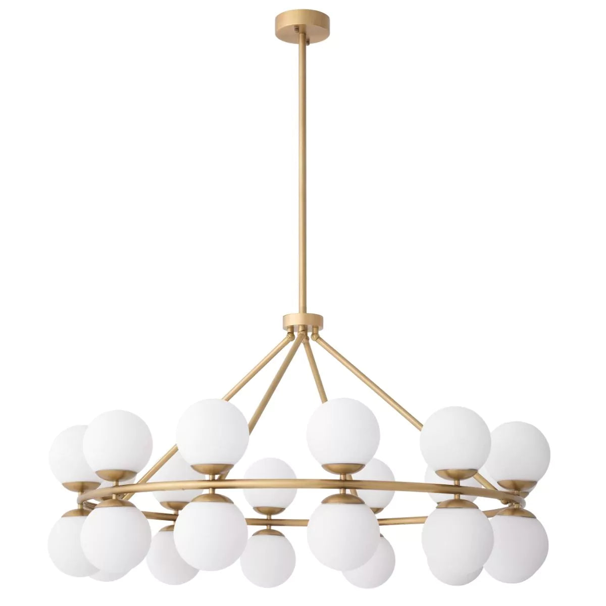 Hutchinson Modern Brass Chandelier - (Antique Brass Finish | Bronze Finish)