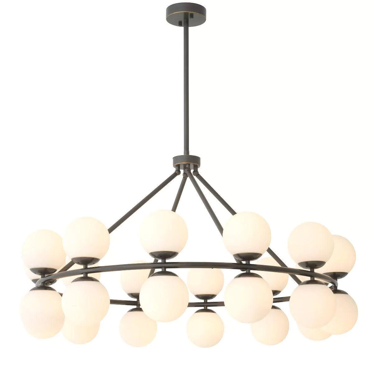 Hutchinson Modern Brass Chandelier - (Antique Brass Finish | Bronze Finish)