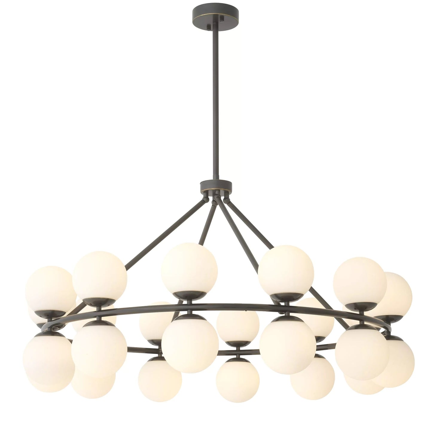 Hutchinson Modern Brass Chandelier - (Antique Brass Finish | Bronze Finish)