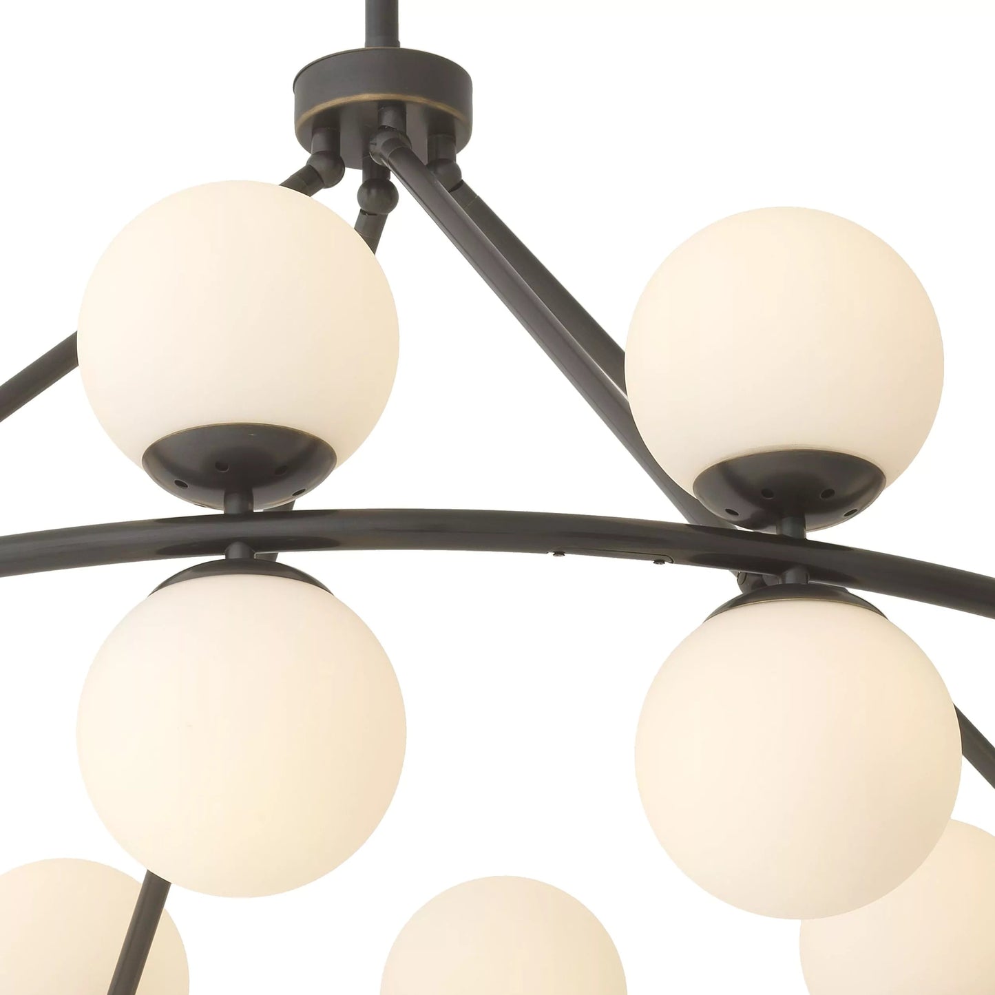 Hutchinson Modern Brass Chandelier - (Antique Brass Finish | Bronze Finish)