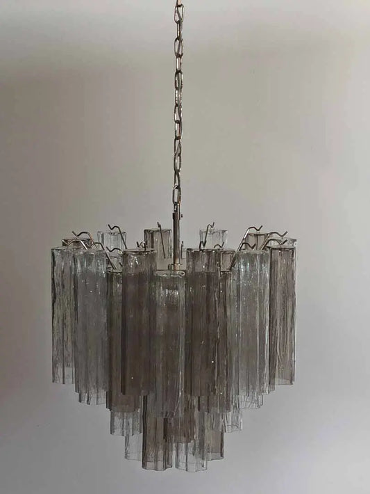Murano Chandelier – 36 tubes – Smoked/Transparent