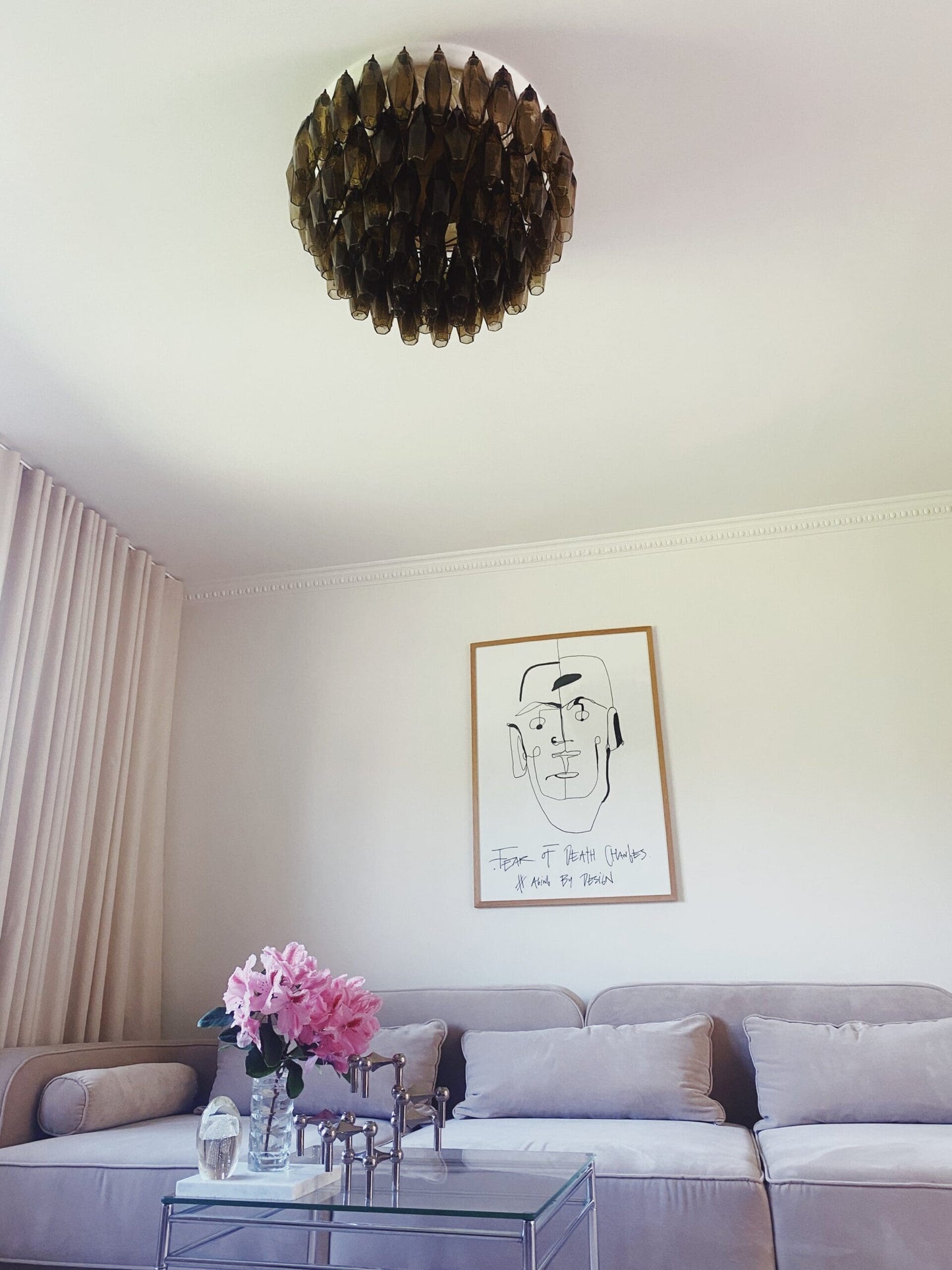 Murano Chandelier – Poliedri – 84 glasses