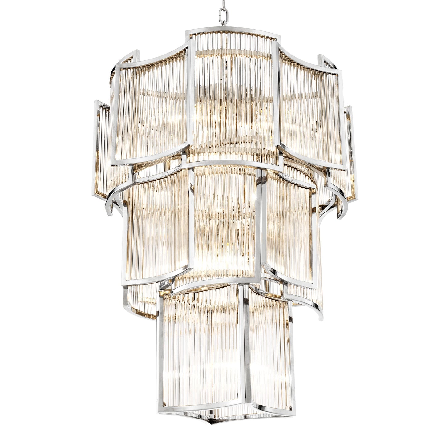 Jet Set Modern Chandelier - [Gold/Nickel/Antique Brass]
