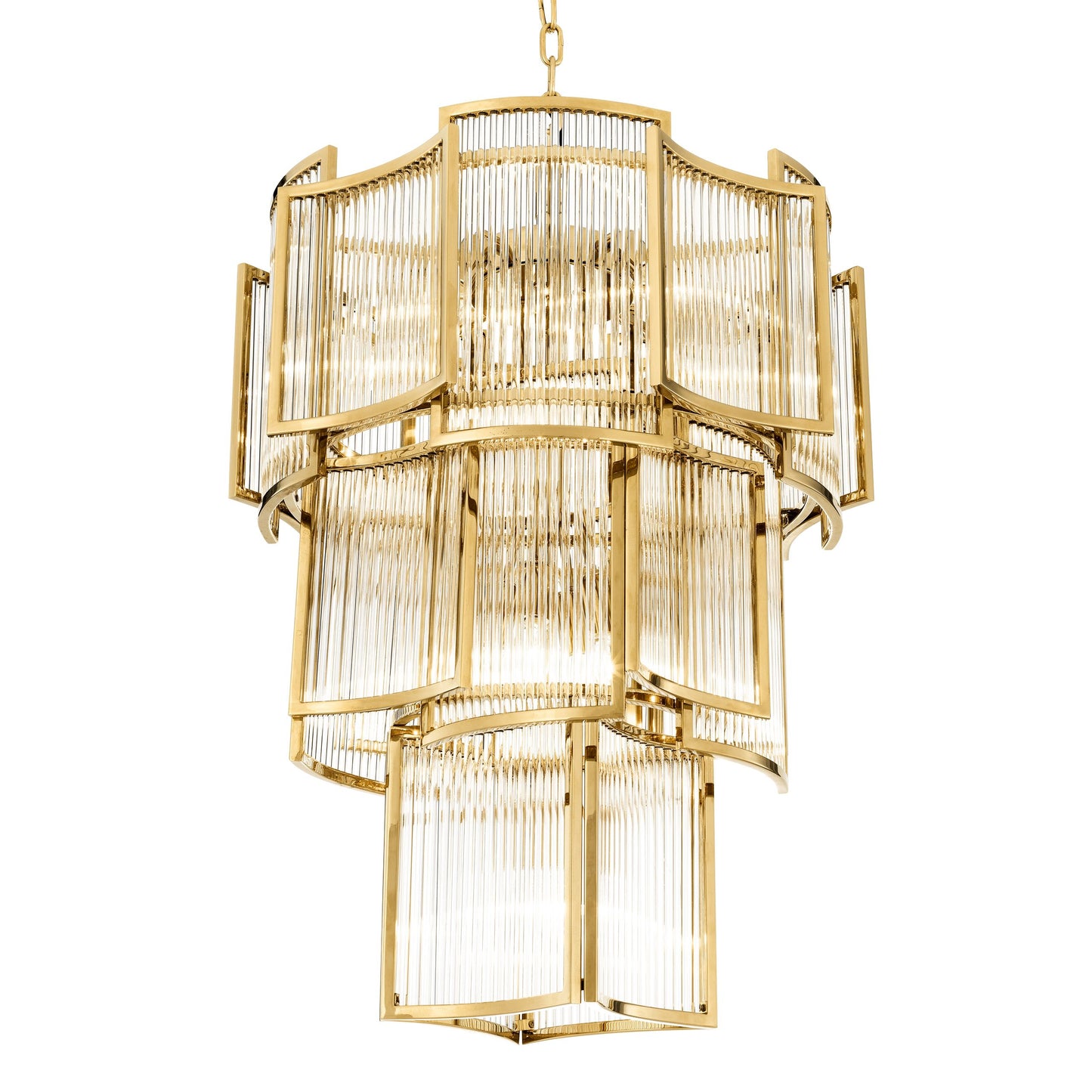 Jet Set Modern Chandelier - [Gold/Nickel/Antique Brass]