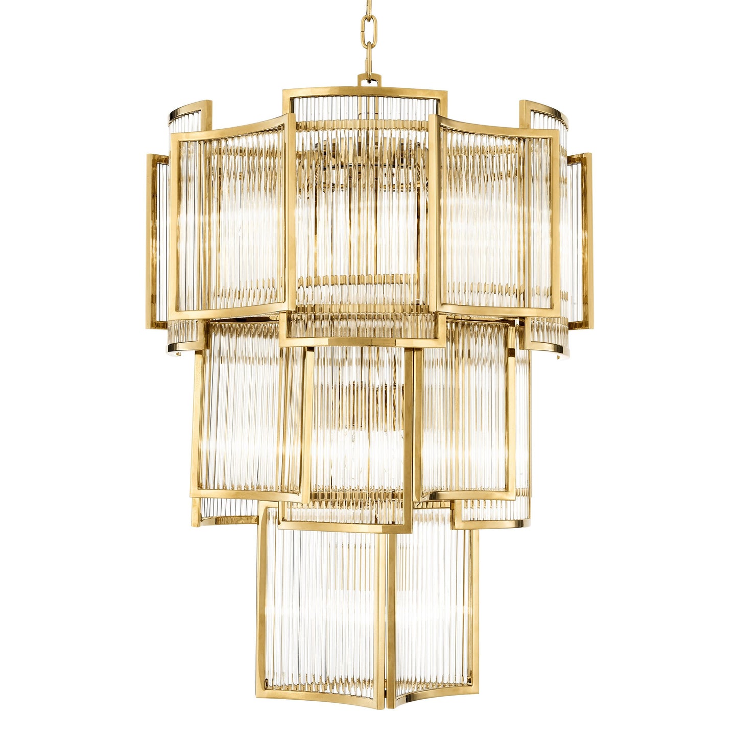 Jet Set Modern Chandelier - [Gold/Nickel/Antique Brass]