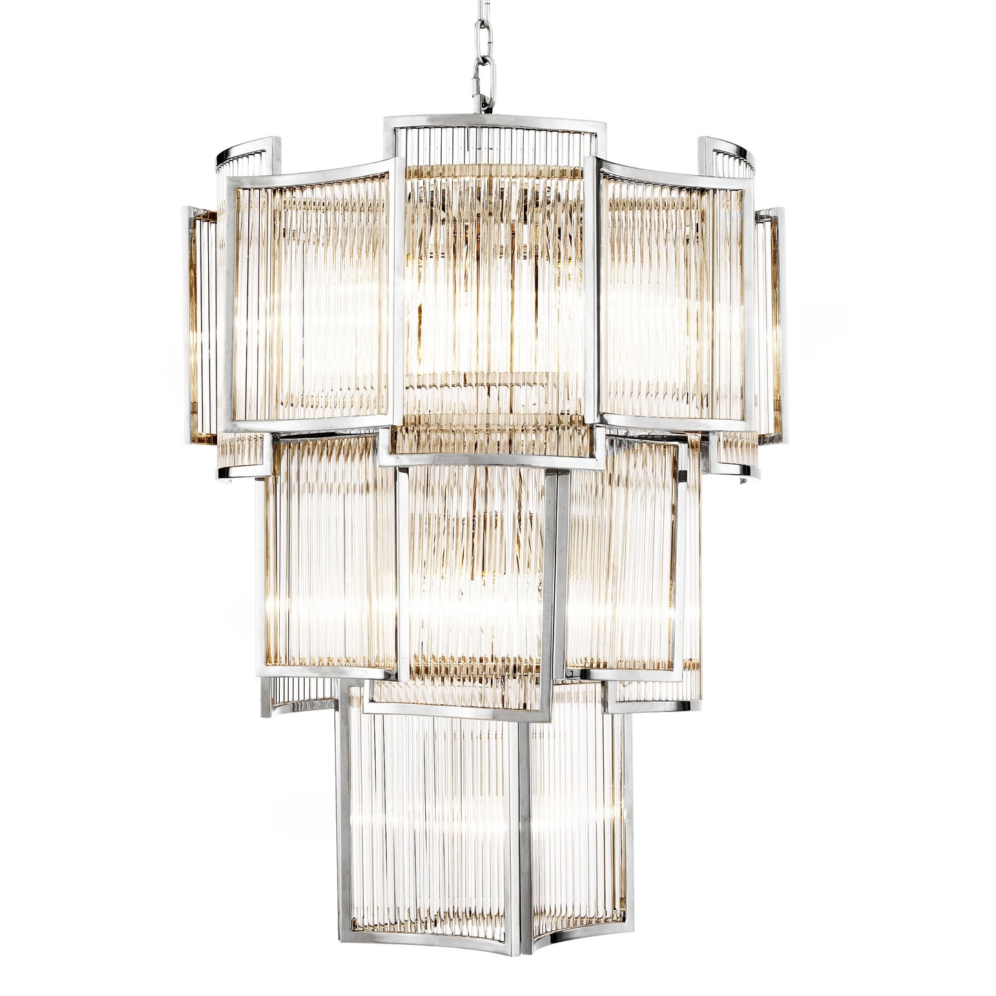 Jet Set Modern Chandelier - [Gold/Nickel/Antique Brass]