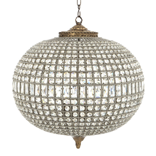 Kasbah Oval L Modern Chandelier - [Brass]