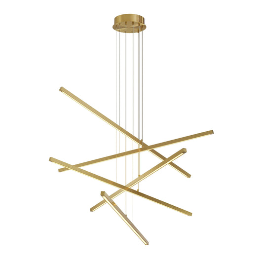 Kimpton Modern Brass Chandelier