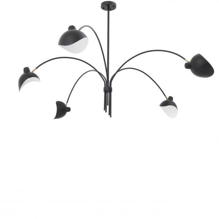 Kirby Modern Chandelier - [Black]