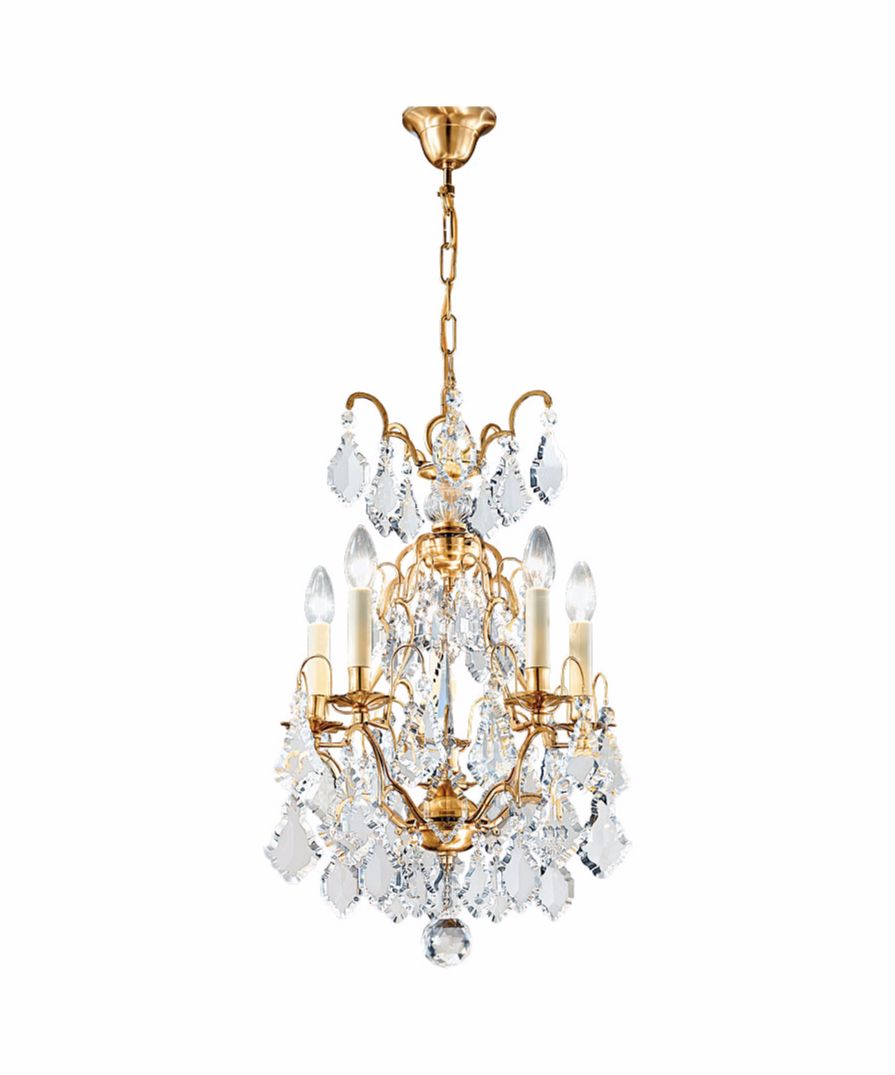 Knightsbridge Crystal Glass Chandelier CRY205FG - (Multiply Finishes) - Christopher Hyde