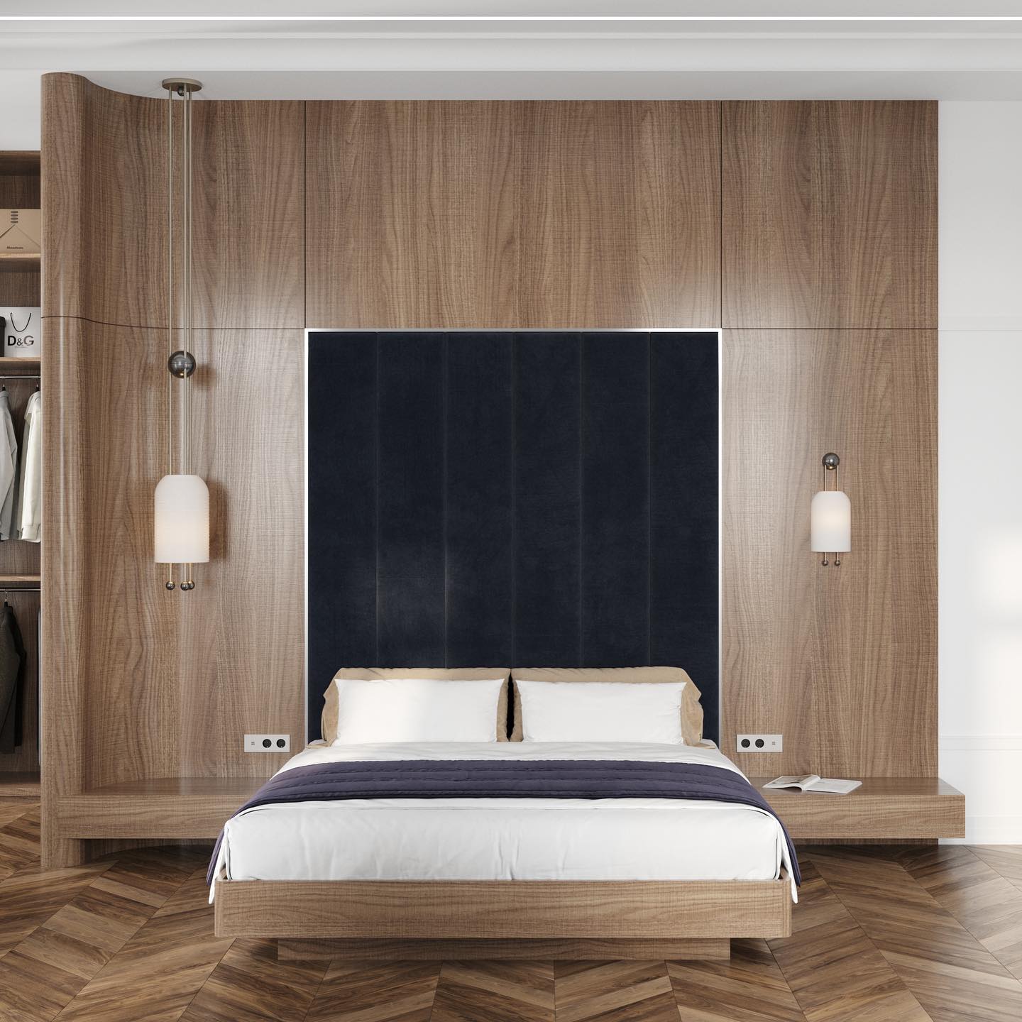 Lantern Glass Pendant Lamp