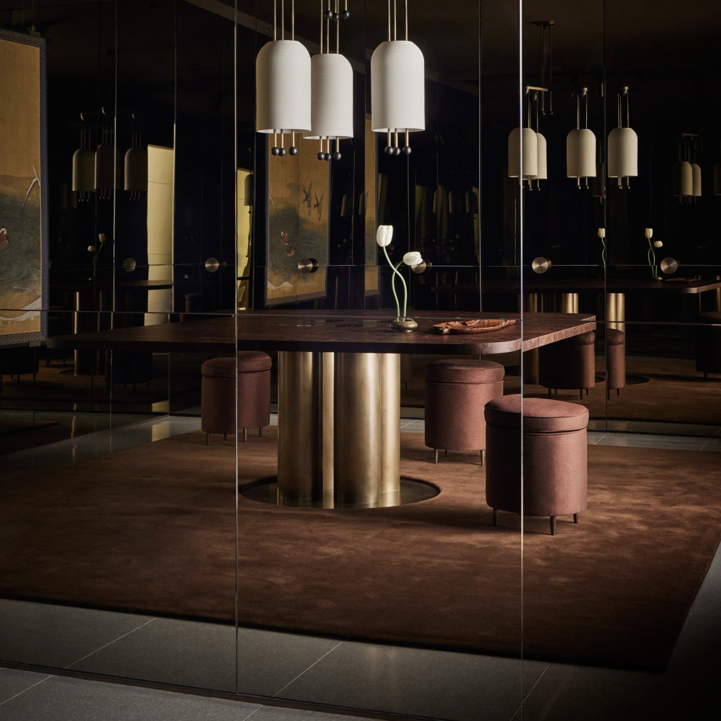 Lantern Glass Pendant Lamp