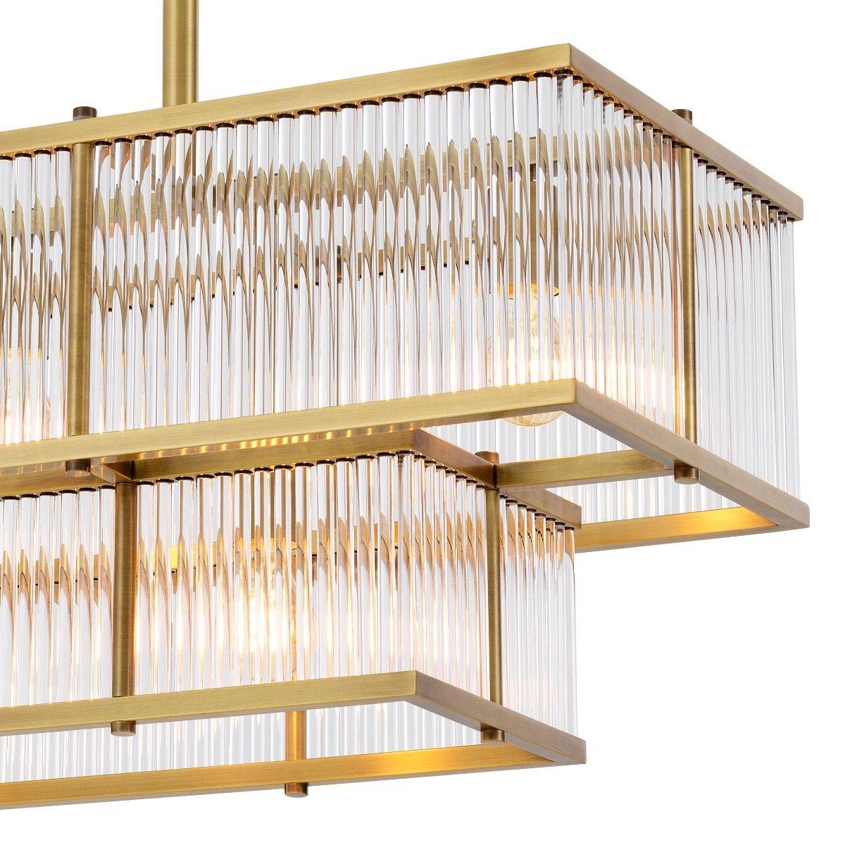 Montparnasse Modern Brass Chandelier - [Brass] 