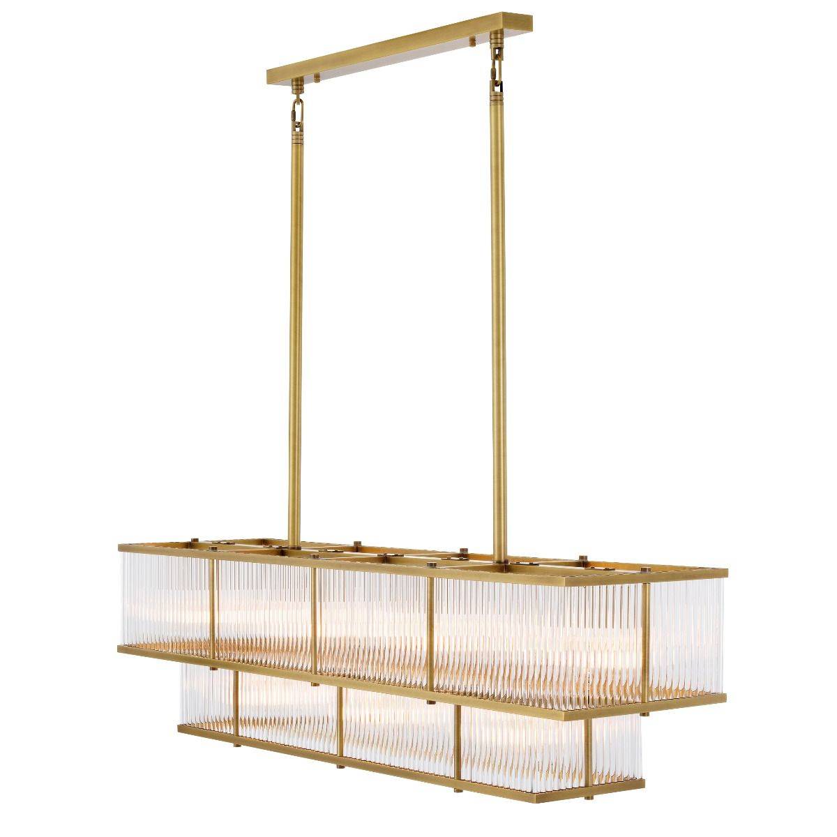 Montparnasse Modern Brass Chandelier - [Brass] 