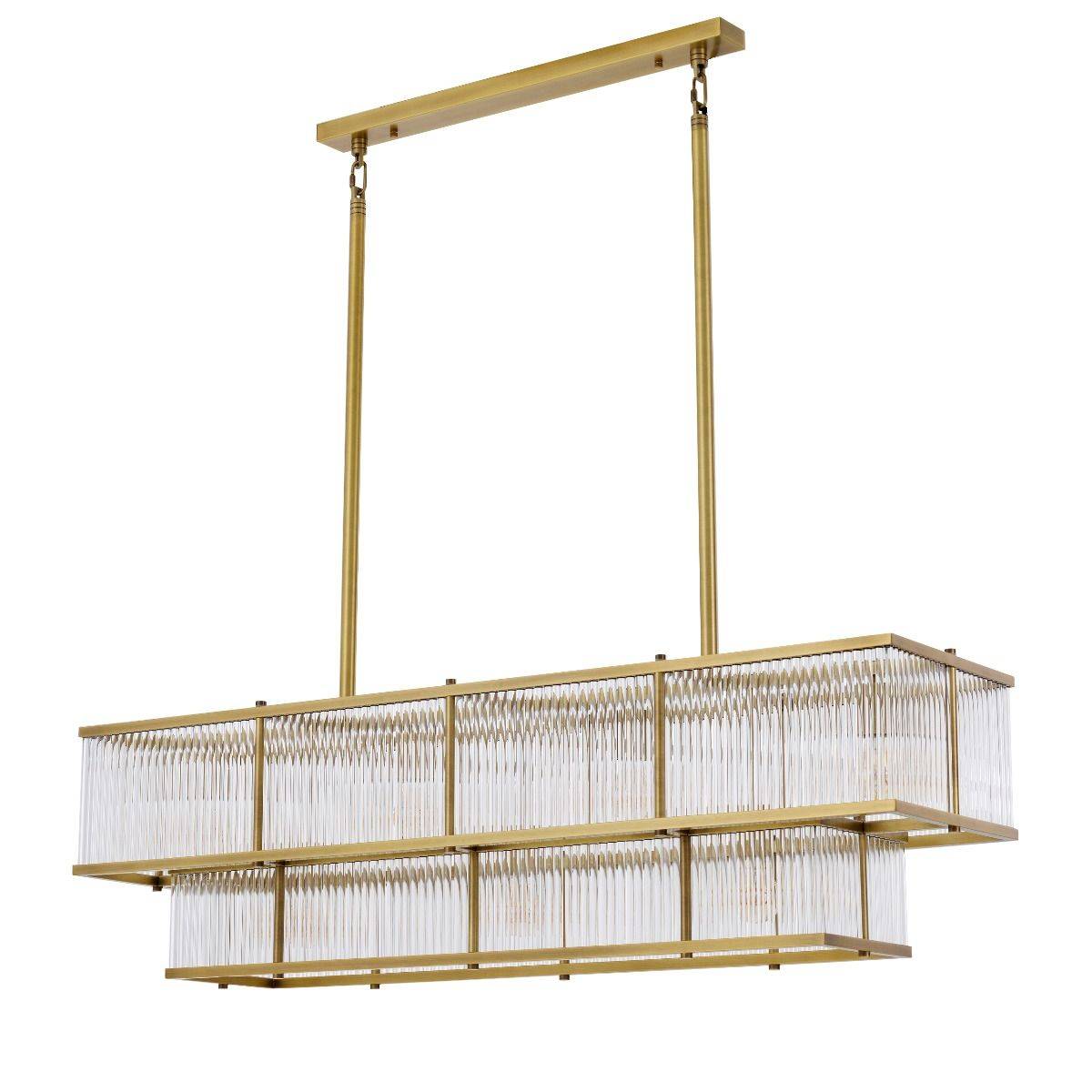 Montparnasse Modern Brass Chandelier - [Brass] 