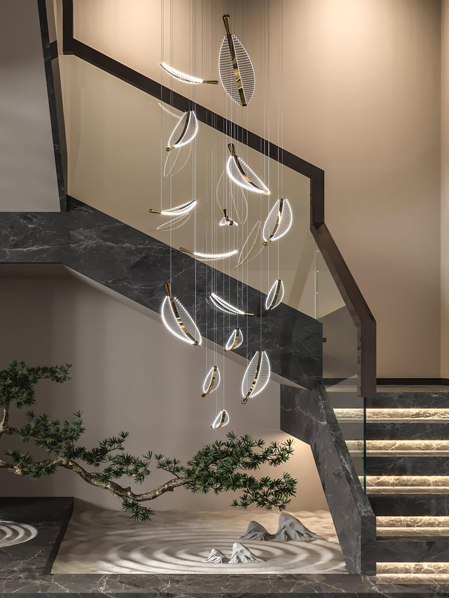 Leaf LED Chandelier