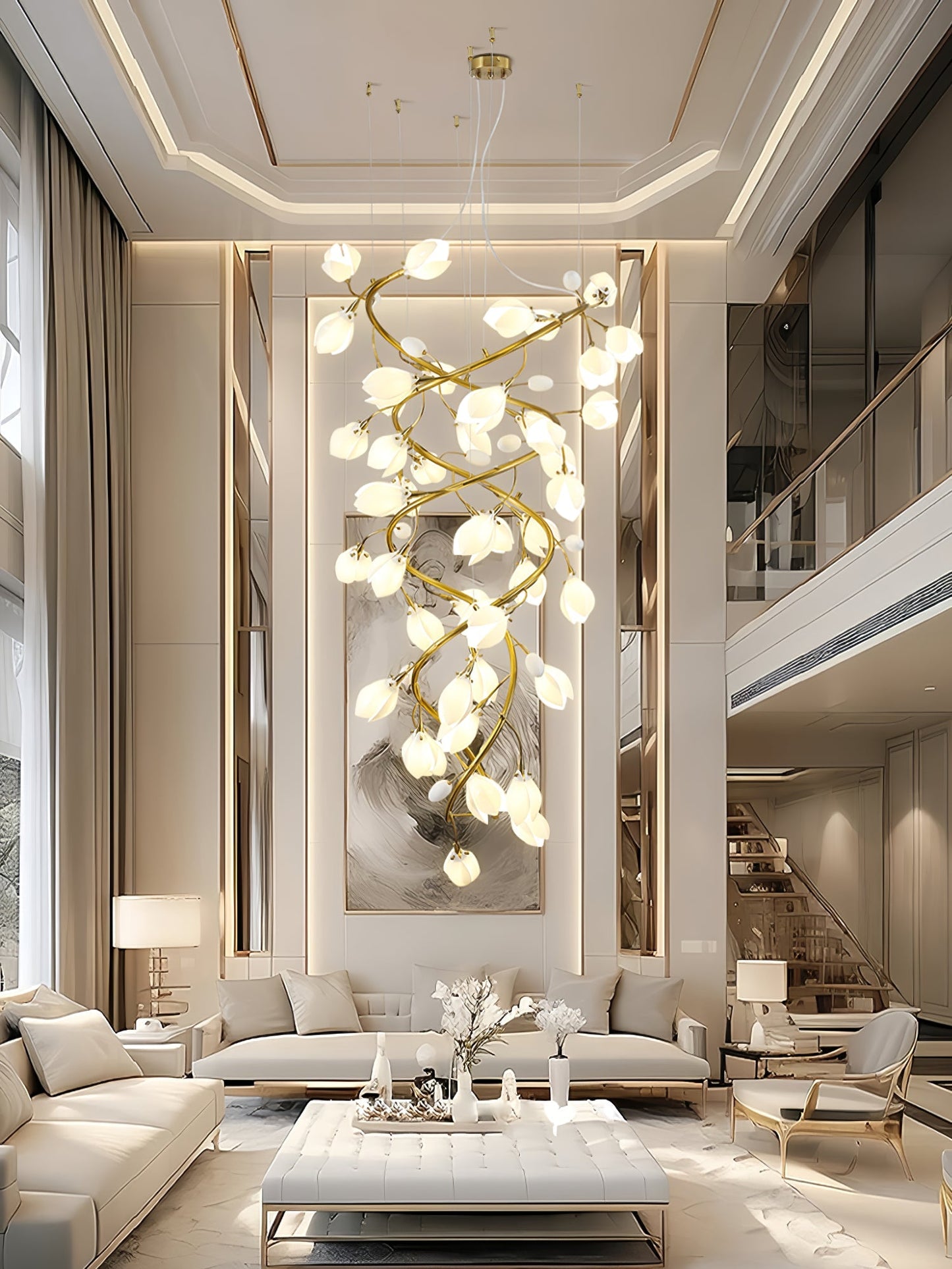 Lysandra Cascade Stairs Chandelier