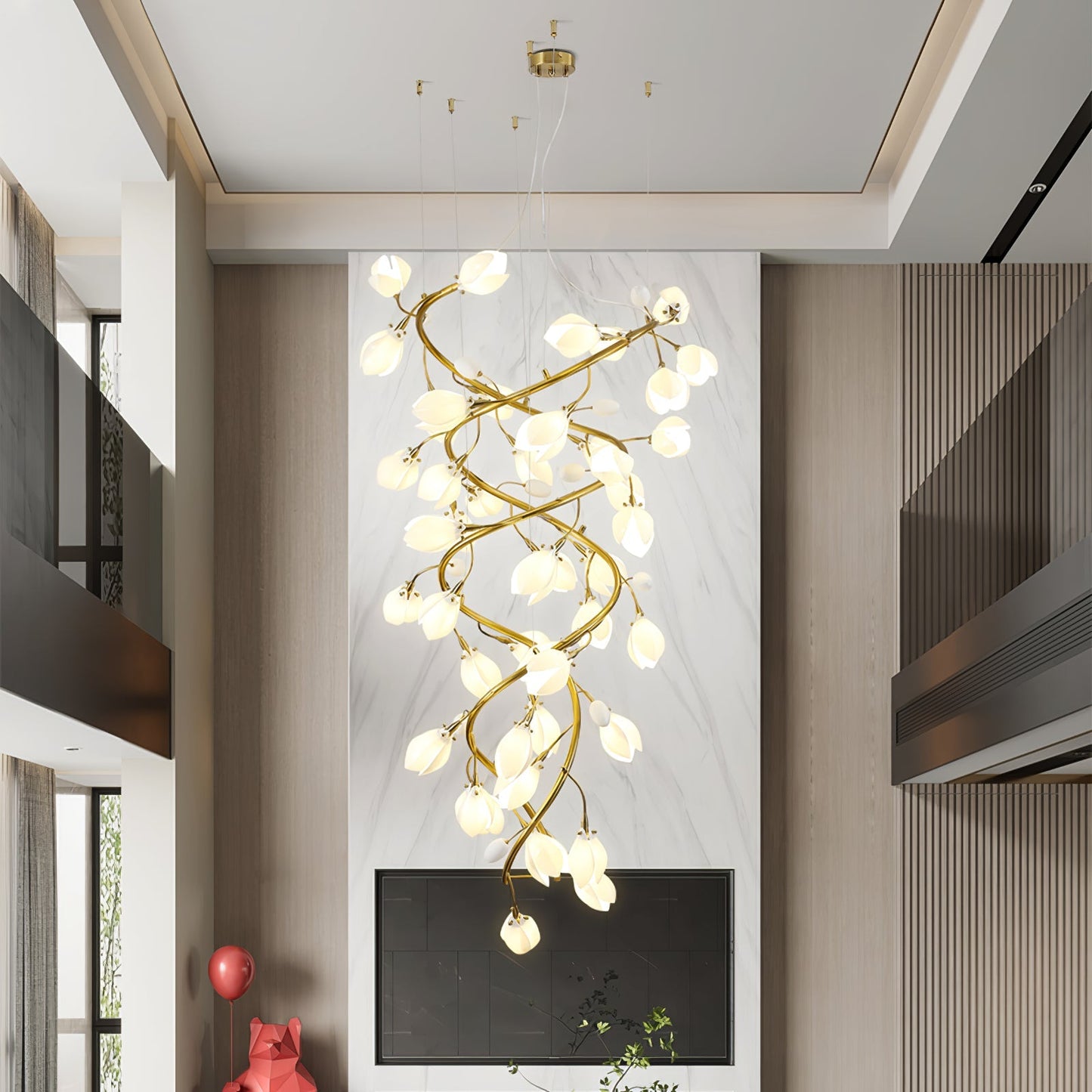 Lysandra Cascade Stairs Chandelier